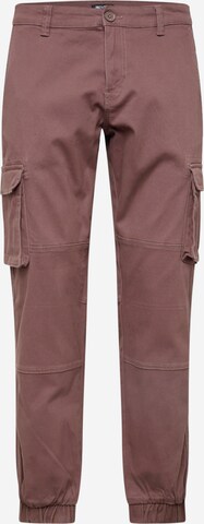 Pantalon cargo 'Cam Stage' Only & Sons en marron : devant