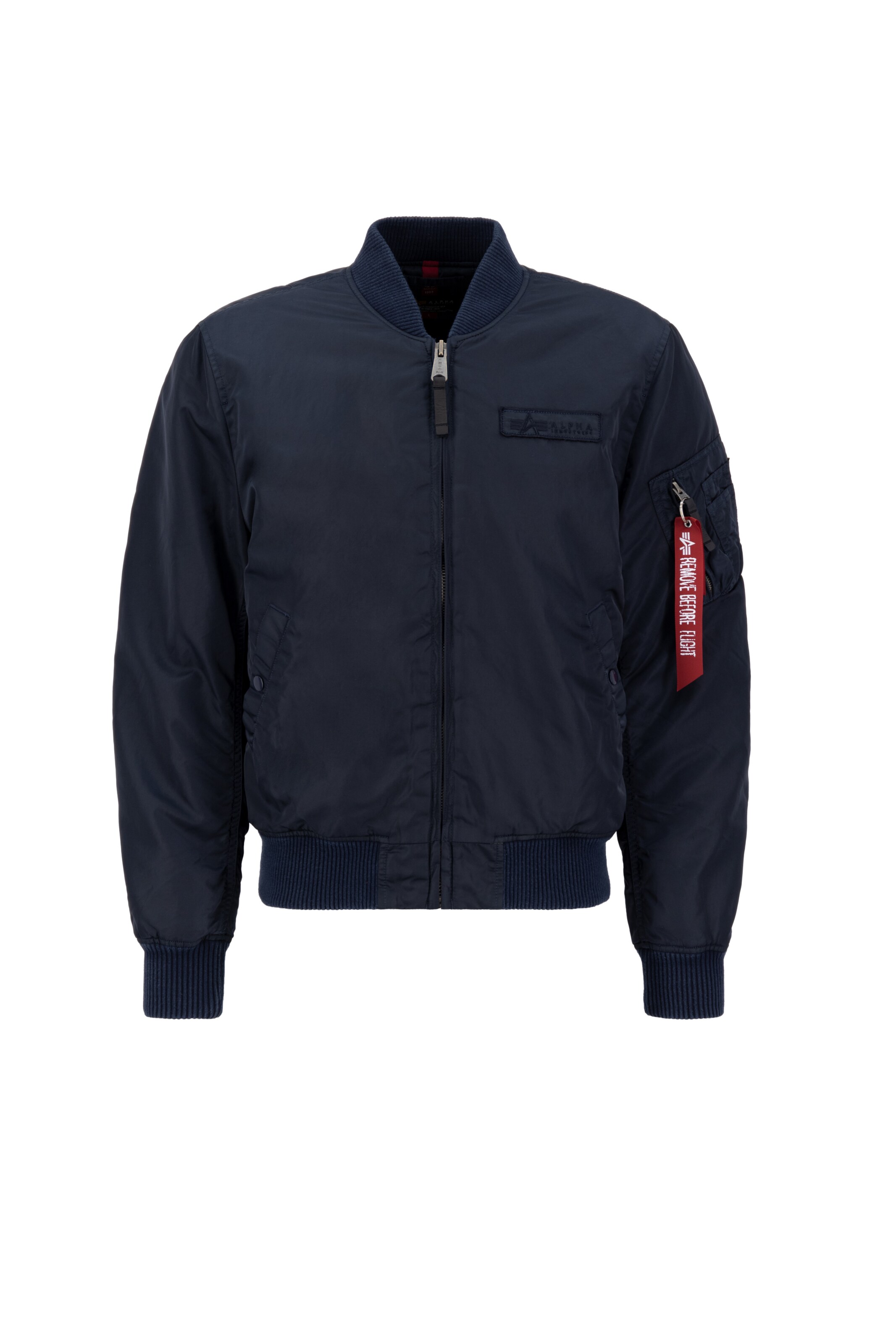 ALPHA INDUSTRIES Jacke in Blau: Vorderseite