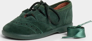 Scarpa bassa di Pisamonas in verde: frontale