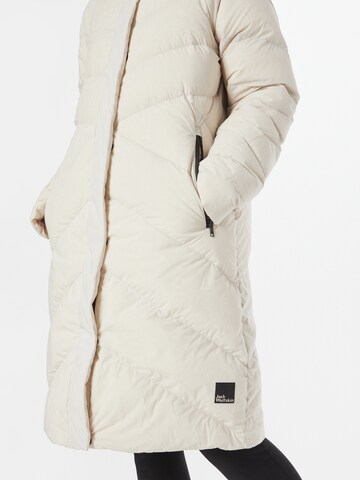 JACK WOLFSKIN - Sobretudo outdoor 'MARIENPLATZ' em cinzento