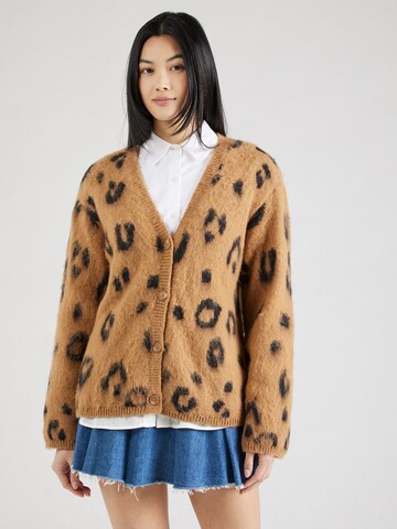 Monki Strickjacke in Braun: Vorderseite