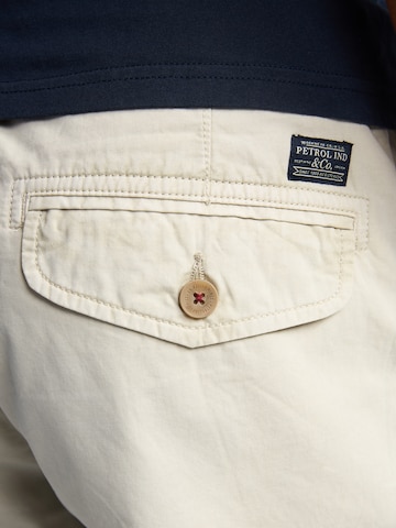 Petrol Industries Regular Cargo Pants in White