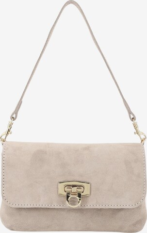 Brise Clutch 'Alessa Wild Leather' in Beige: Vorderseite