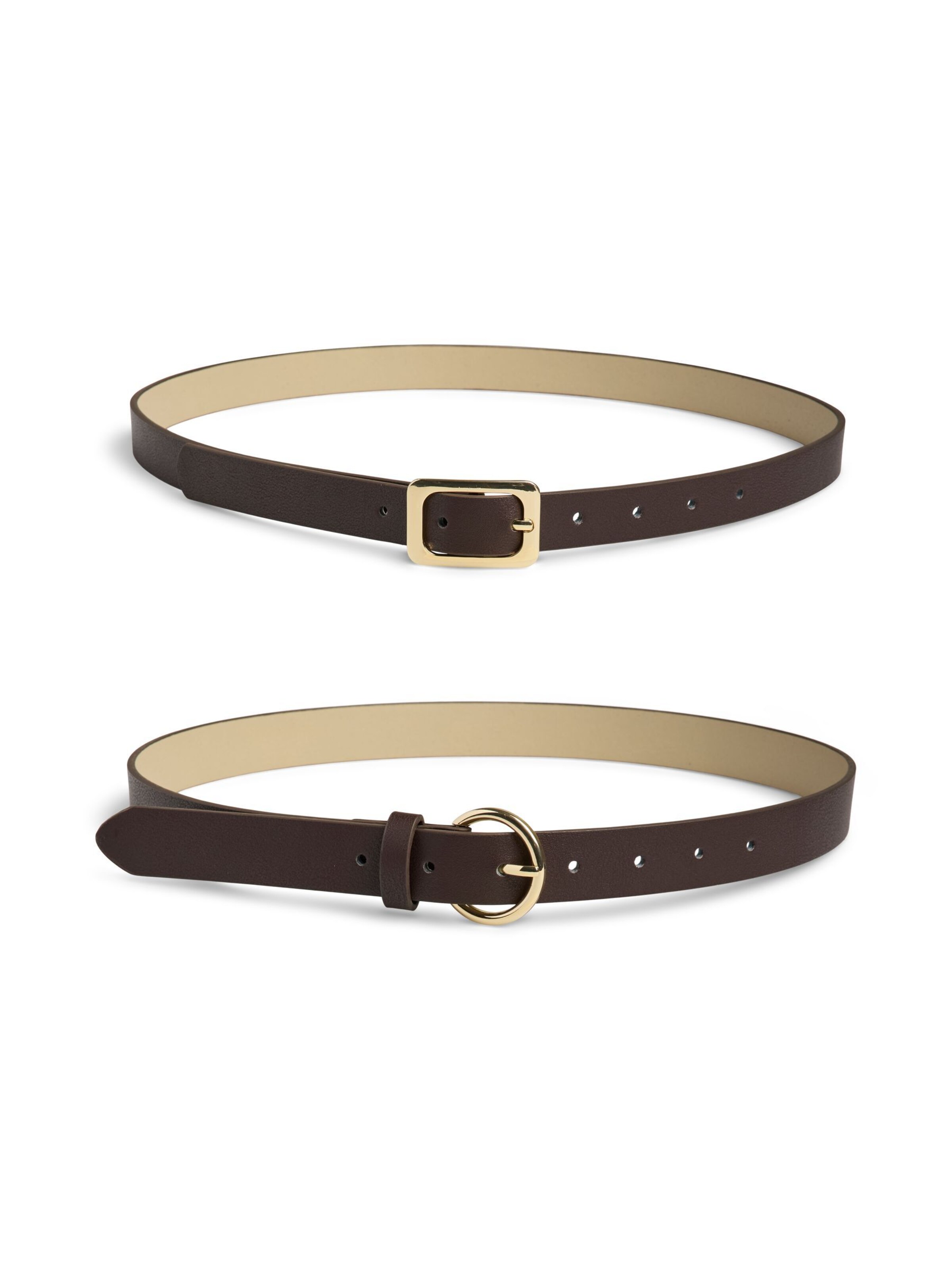 PIECES - Cinturón 'PCJILANE' en marrón: frente