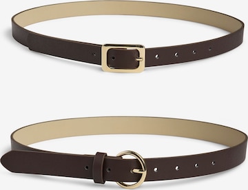 Cintura 'PCJILANE' di PIECES in marrone: frontale