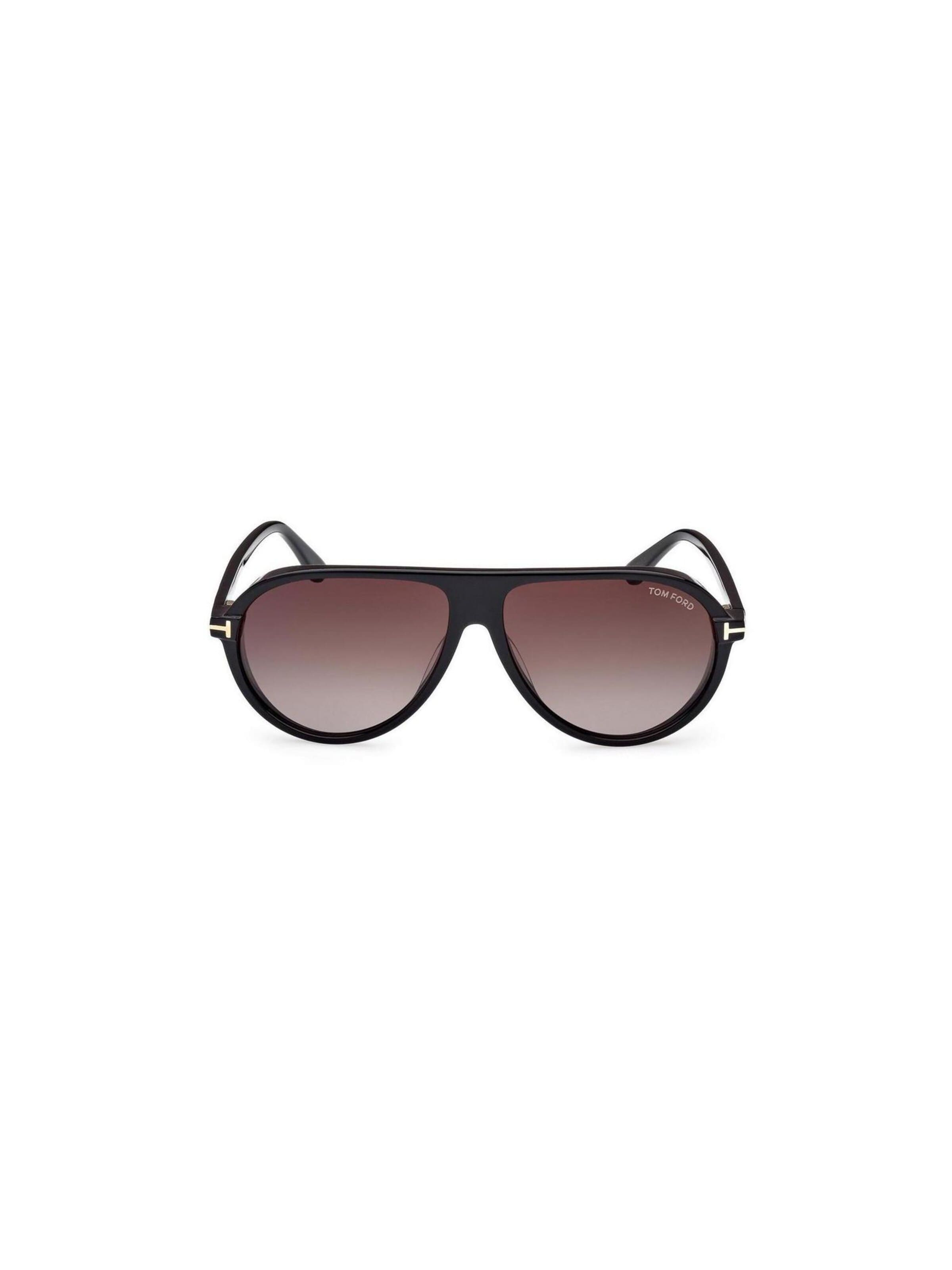 Tom Ford Sunglasses 'MARCUS FT1023 01B' in Black: front
