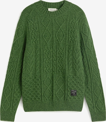 Pullover 'Rasta' di Thinking MU in verde: frontale