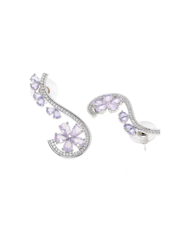 Boucles d'oreilles 'Nicoletama' AVANT-GARDE PARIS en violet