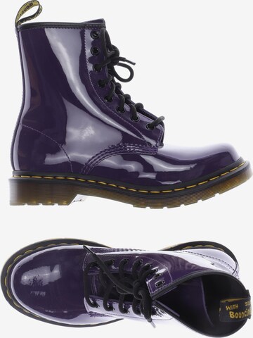Dr. Martens Dress Boots in 40 in Purple: front