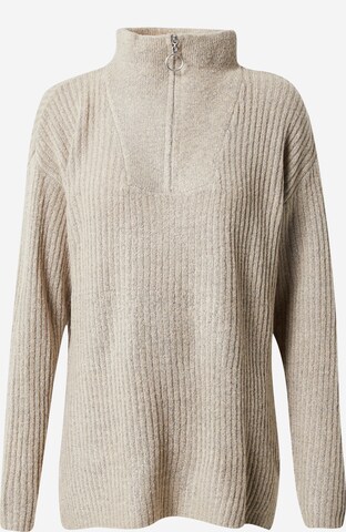 b.young Sweater 'NORA' in Grey: front