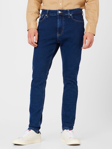 Tommy Jeans - Skinny Vaquero 'SIMON' en azul: frente