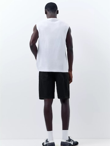 Pull&Bear Lużny krój Jeansy w kolorze czarny