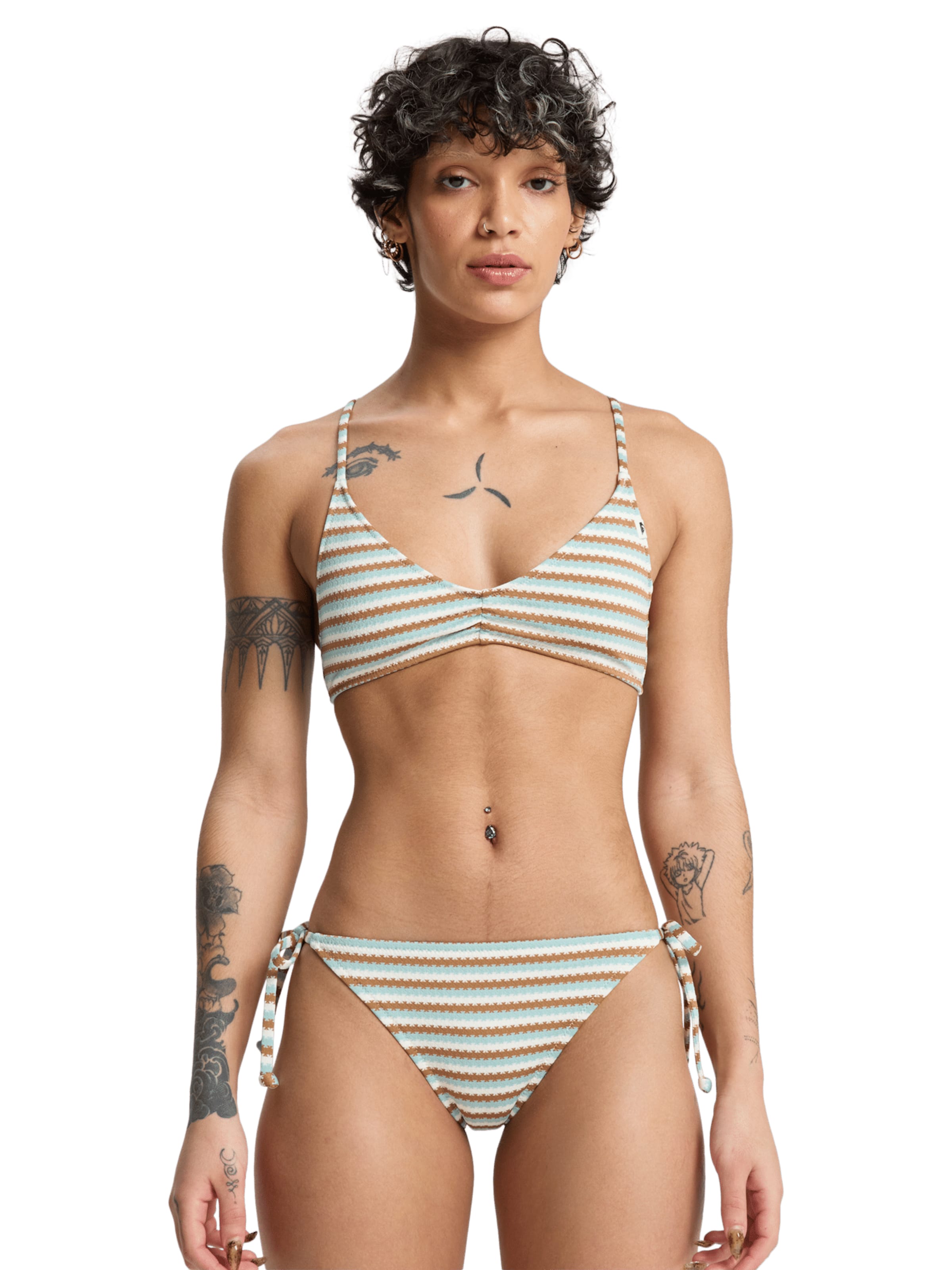 QUIKSILVER Bikini Bottoms 'Clickity Clack' in Mixed colors: front