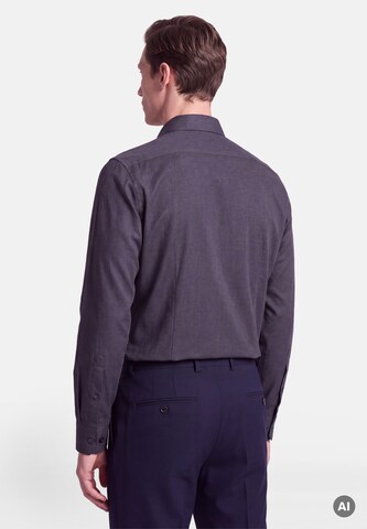 SEIDENSTICKER Slim Fit Hemd in Grau