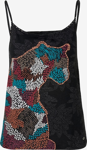 juoda KOROSHI Palaidinė be rankovių: priekis