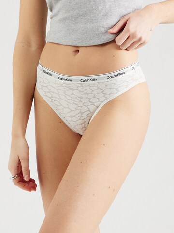 Calvin Klein Underwear Slip in Beige: front