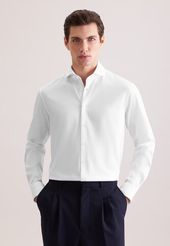 SEIDENSTICKER Regular fit Zakelijk overhemd in Wit: voorkant