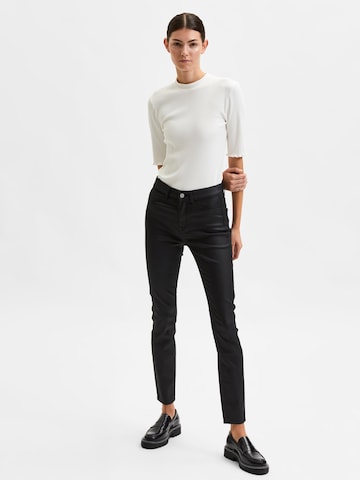 SELECTED FEMME Skinny Jeggings 'Gaiamaya' in Schwarz