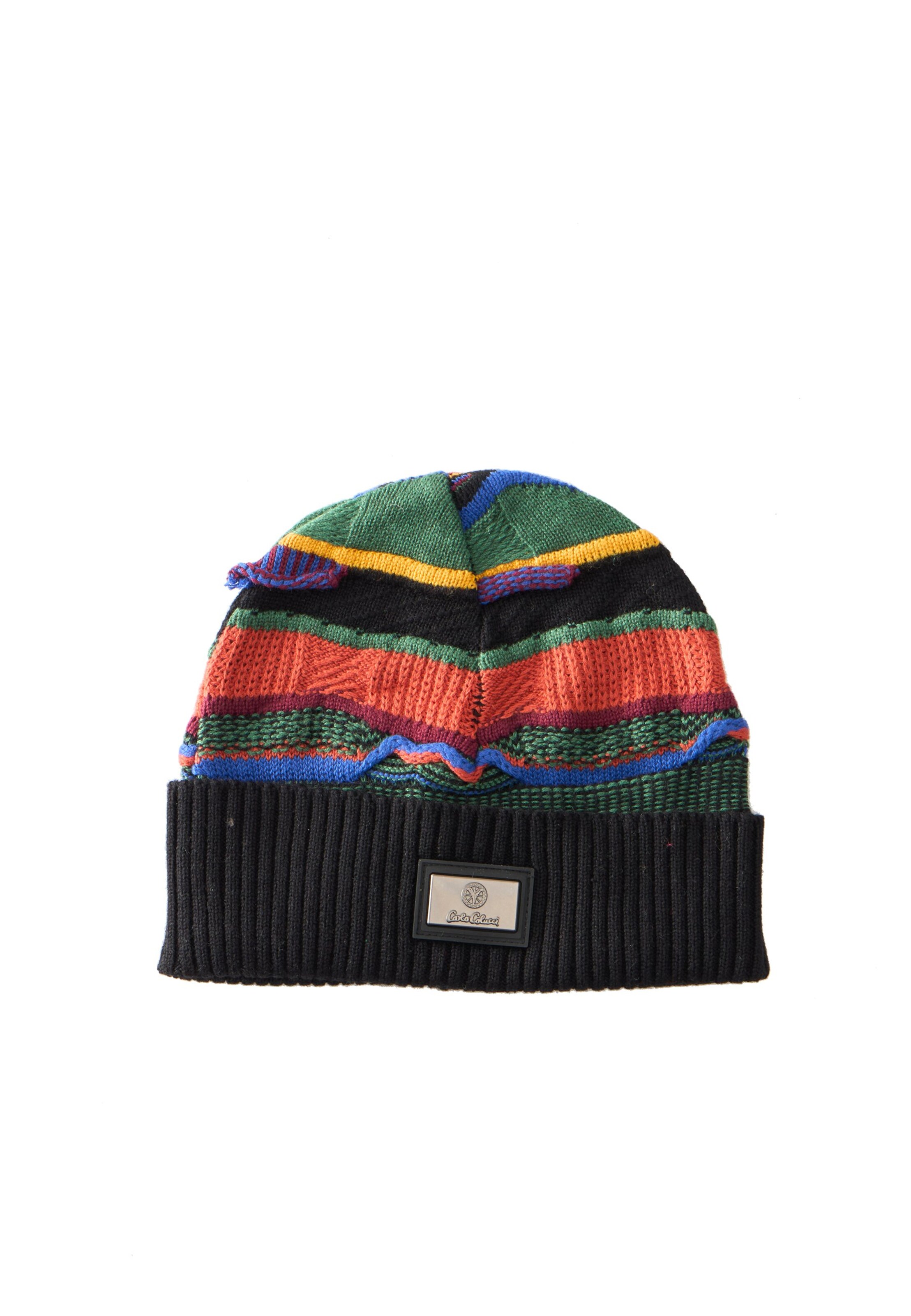 Carlo Colucci Beanie in Black: front