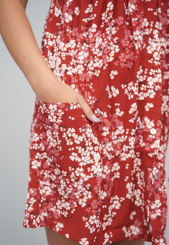 Cloud5ive Kleid in Rot