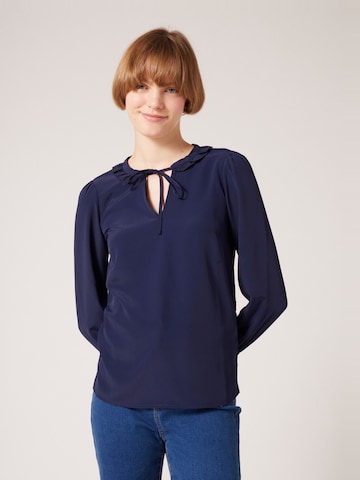 NAF NAF Blouse 'Eva' in Blue: front