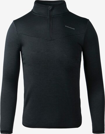 ENDURANCE Athletic Sweater 'Ledger' in Black: front