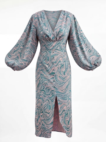 Shop Karey Dress 'Sorbet Glamour Dress' in Blue: front