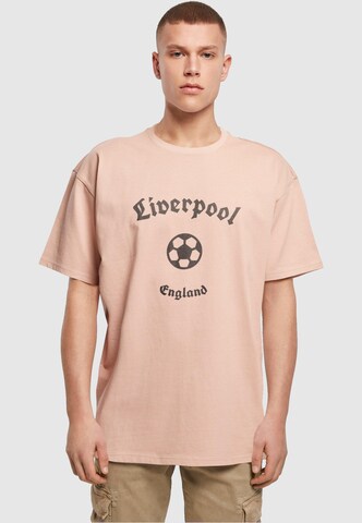 T-Shirt 'Liverpool' Merchcode en rose : devant