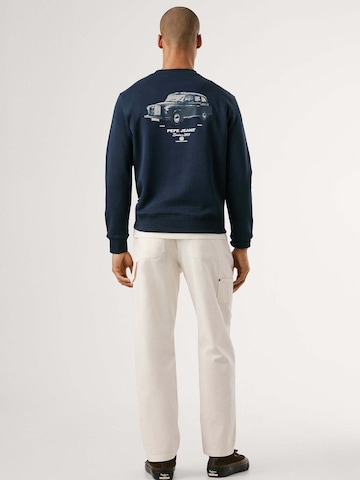 Pepe Jeans Sweatshirt 'Tacky Crew ' in Blue