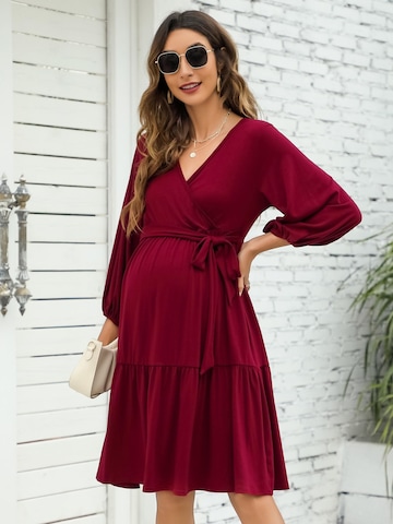Yesfashion Dress in Red