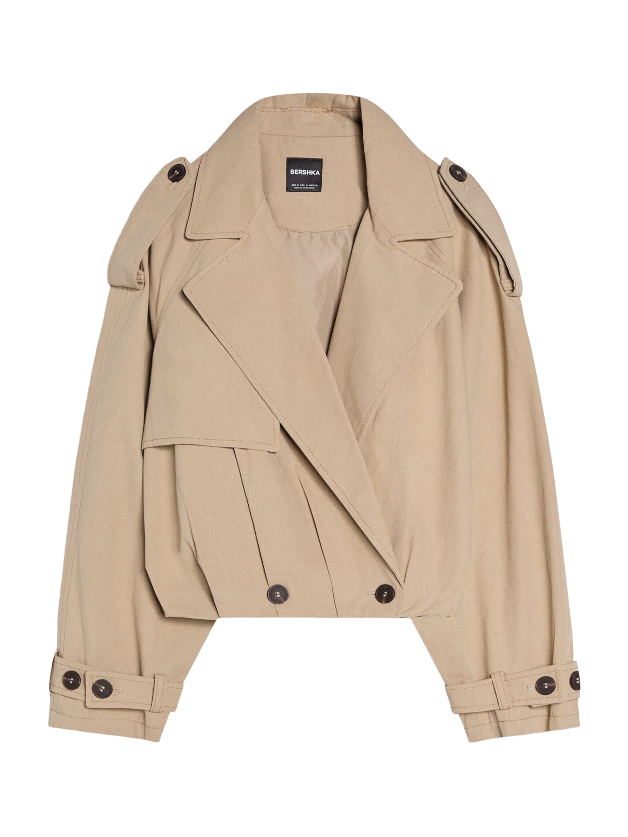Bershka Vest in Beige: front