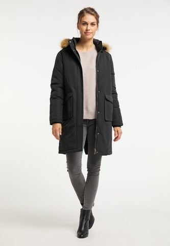 Manteau d’hiver Usha en noir