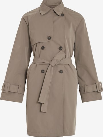 VILA - Abrigo de entretiempo en marrón: frente