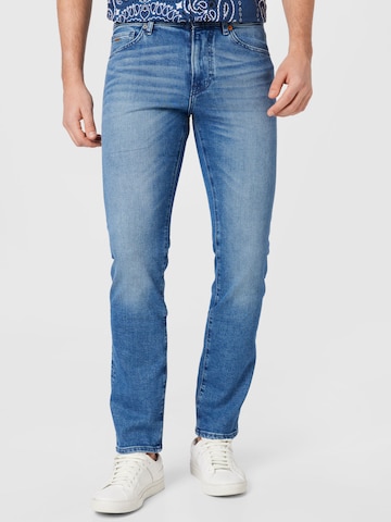 BOSS Orange Slimfit Jeans 'Maine' i blå: forside