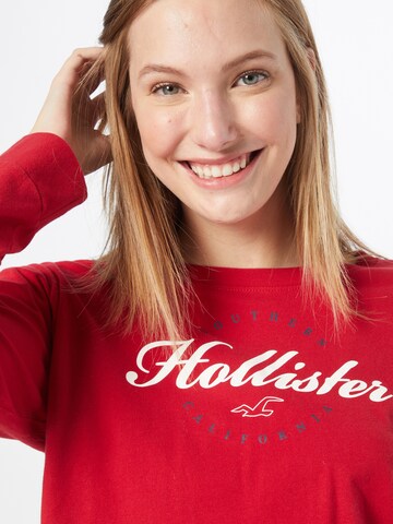 HOLLISTER Majica | rdeča barva
