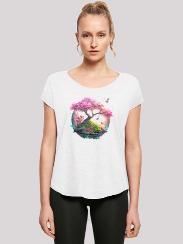 T-shirt F4NT4STIC en blanc : devant