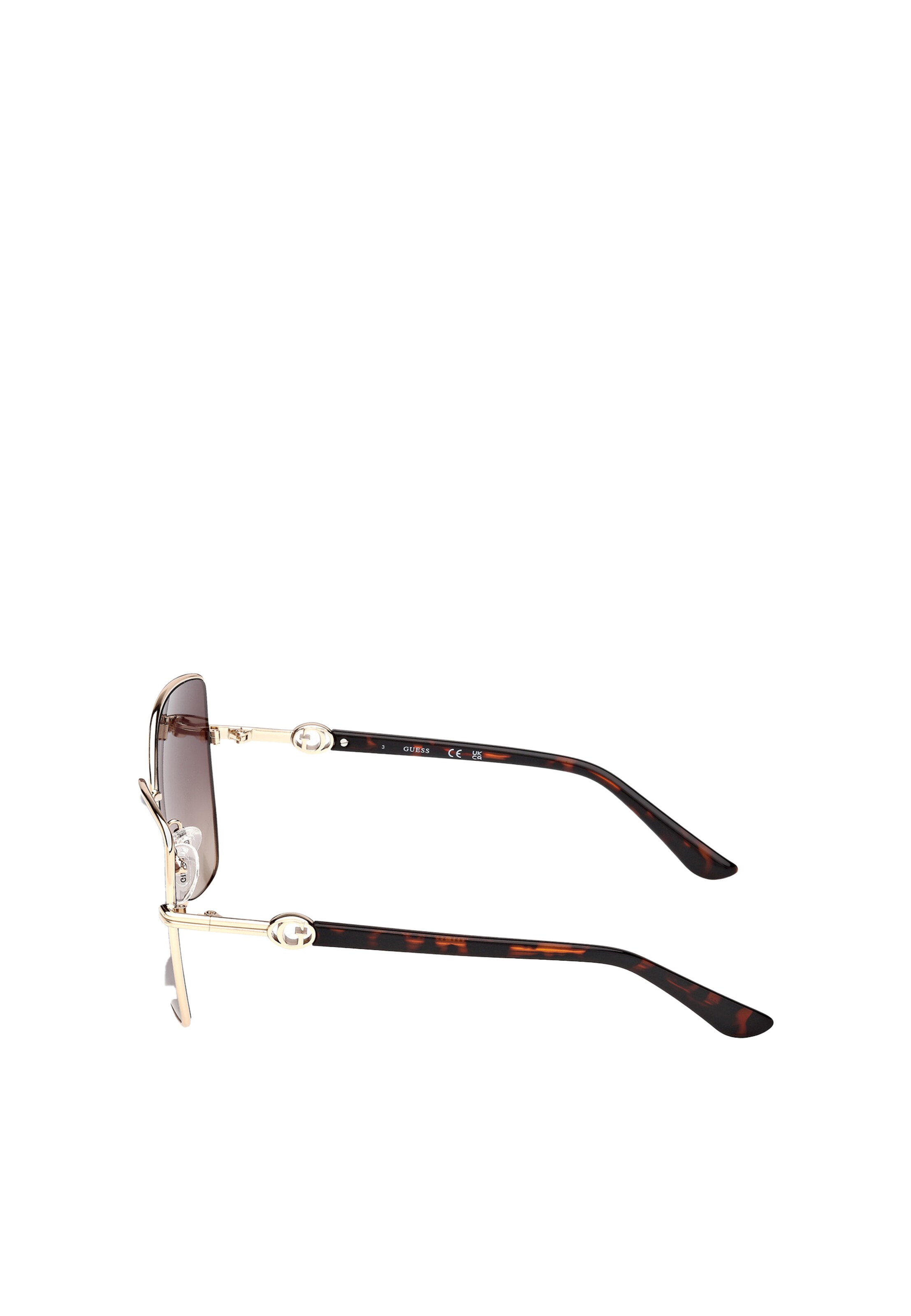 Lunettes de soleil GUESS en or