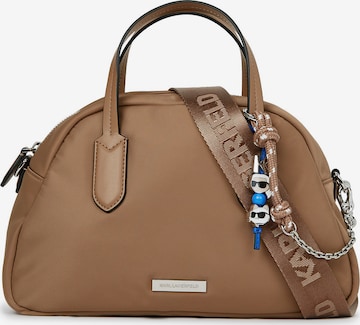 Karl Lagerfeld Käsilaukku 'Ikon' värissä ruskea: etupuoli