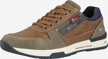 MUSTANG Nízke tenisky - Hnedá: predná strana