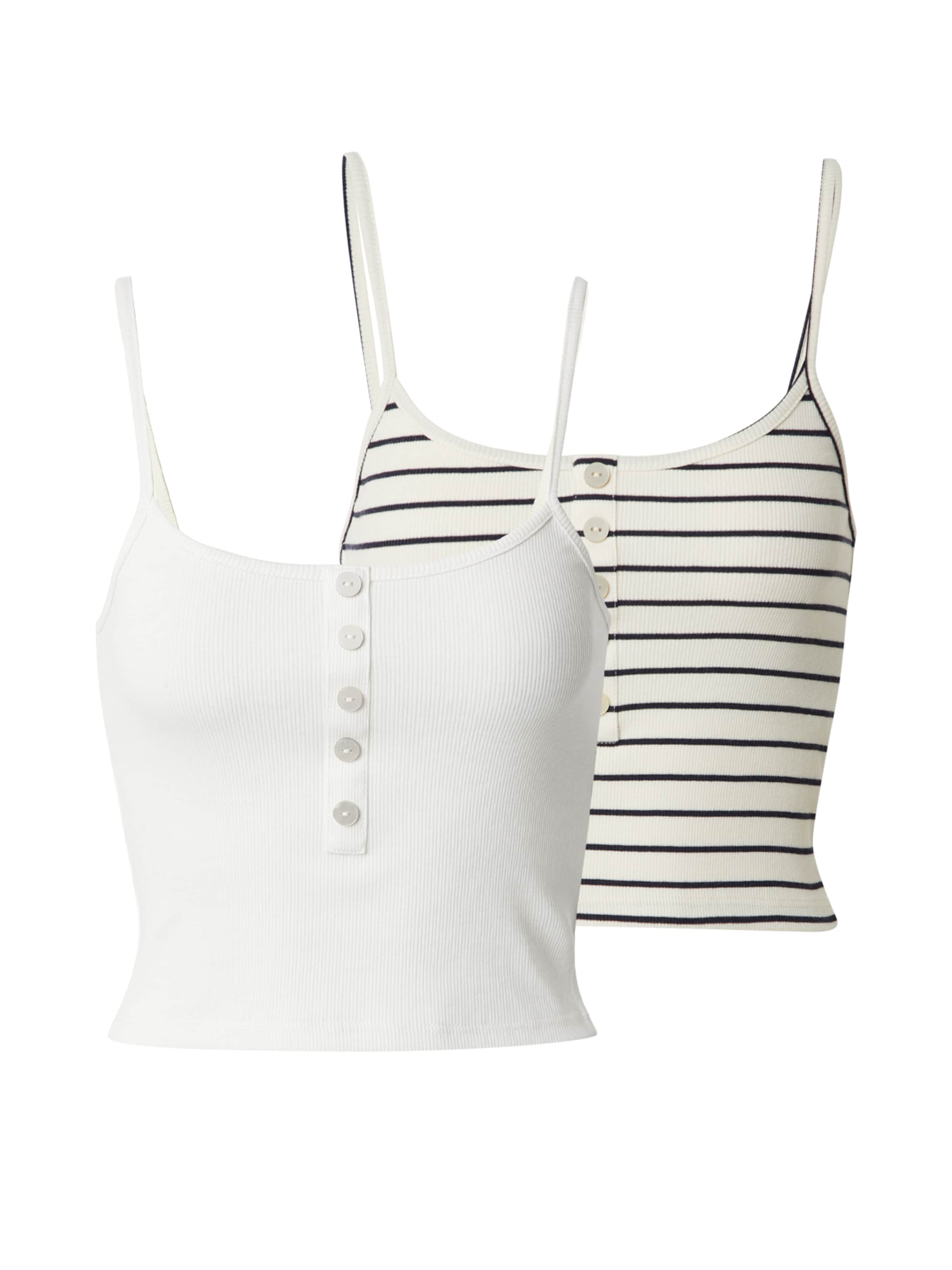 ONLY Top 'ONLNESSA' in White: front
