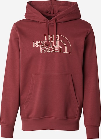Sweat-shirt 'DREW PEAK' THE NORTH FACE en rouge : devant