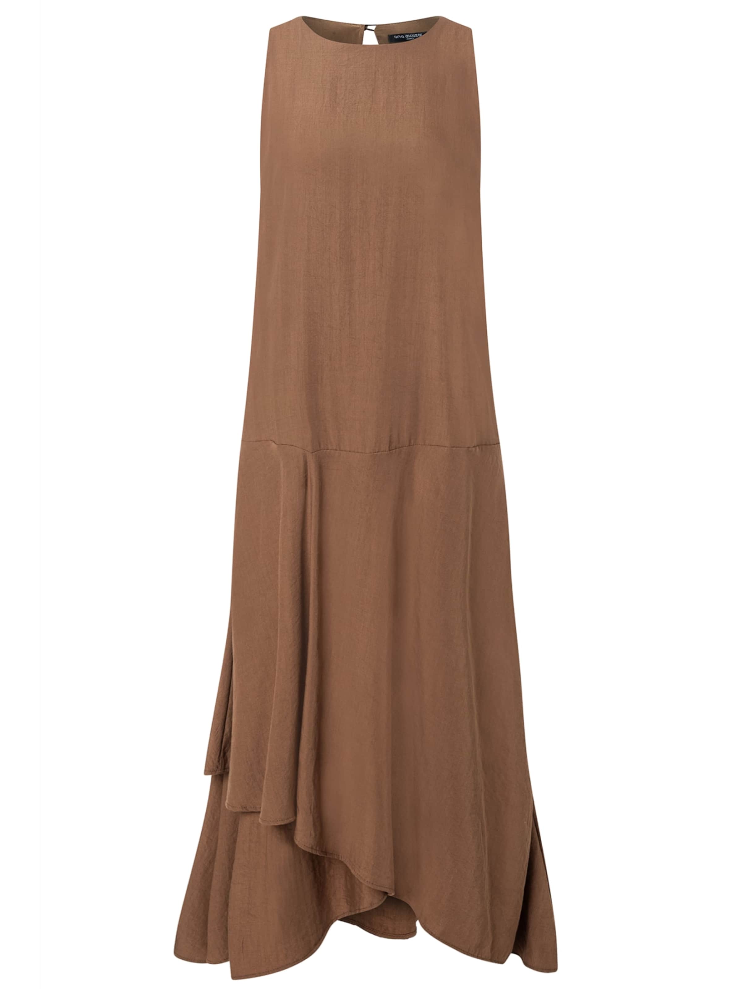 Ana Alcazar Kleid ' Dorimo ' in Braun: Vorderseite