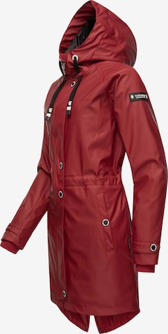 Manteau fonctionnel 'Rainy Flower' NAVAHOO en rouge