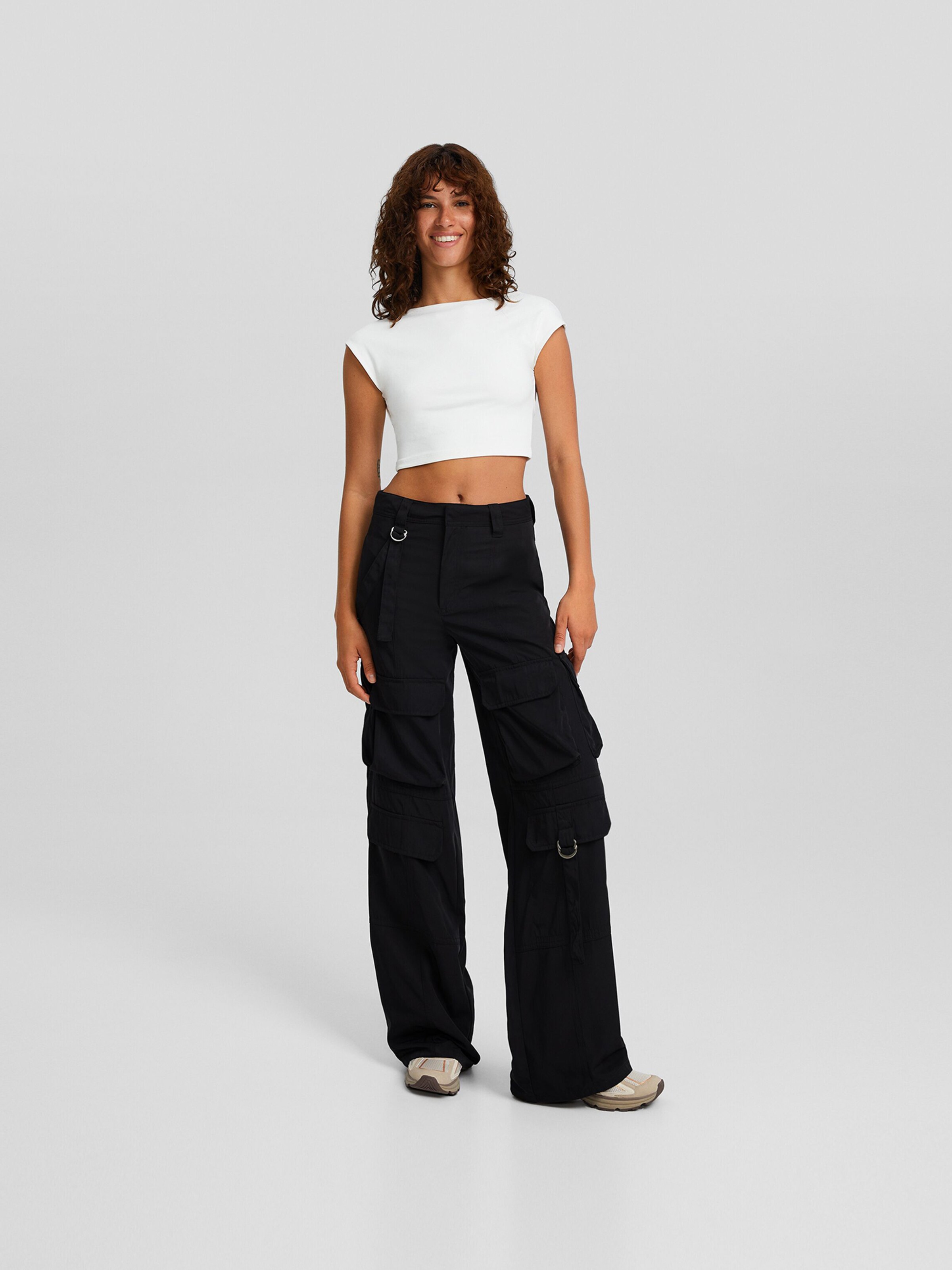 Pantaloni a deals palazzo bershka