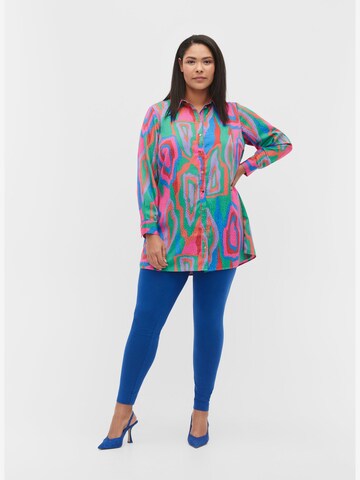 Skinny Leggings Zizzi en bleu