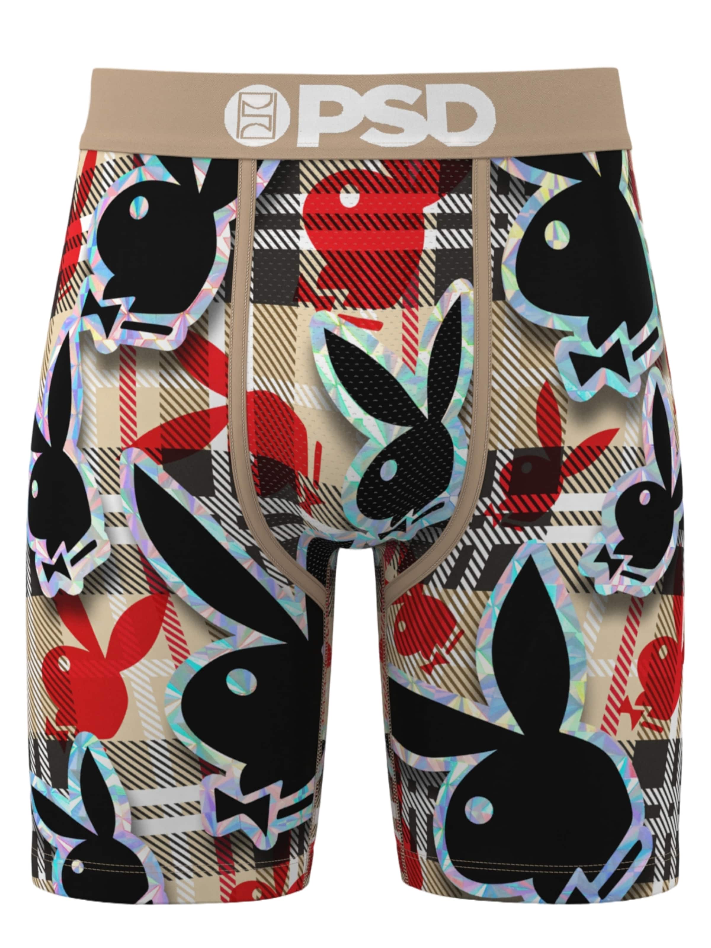 PSD Boxers 'Playboy CHECKMATE' en mélange de couleurs, Vue avec produit