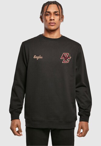 Merchcode Sweatshirt 'Boston College - BC Eagles' in Black: front