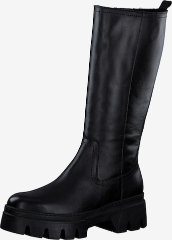 s.Oliver Boot in Black: front