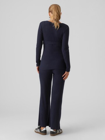 MAMALICIOUS Loosefit Broek 'Annette' in Blauw