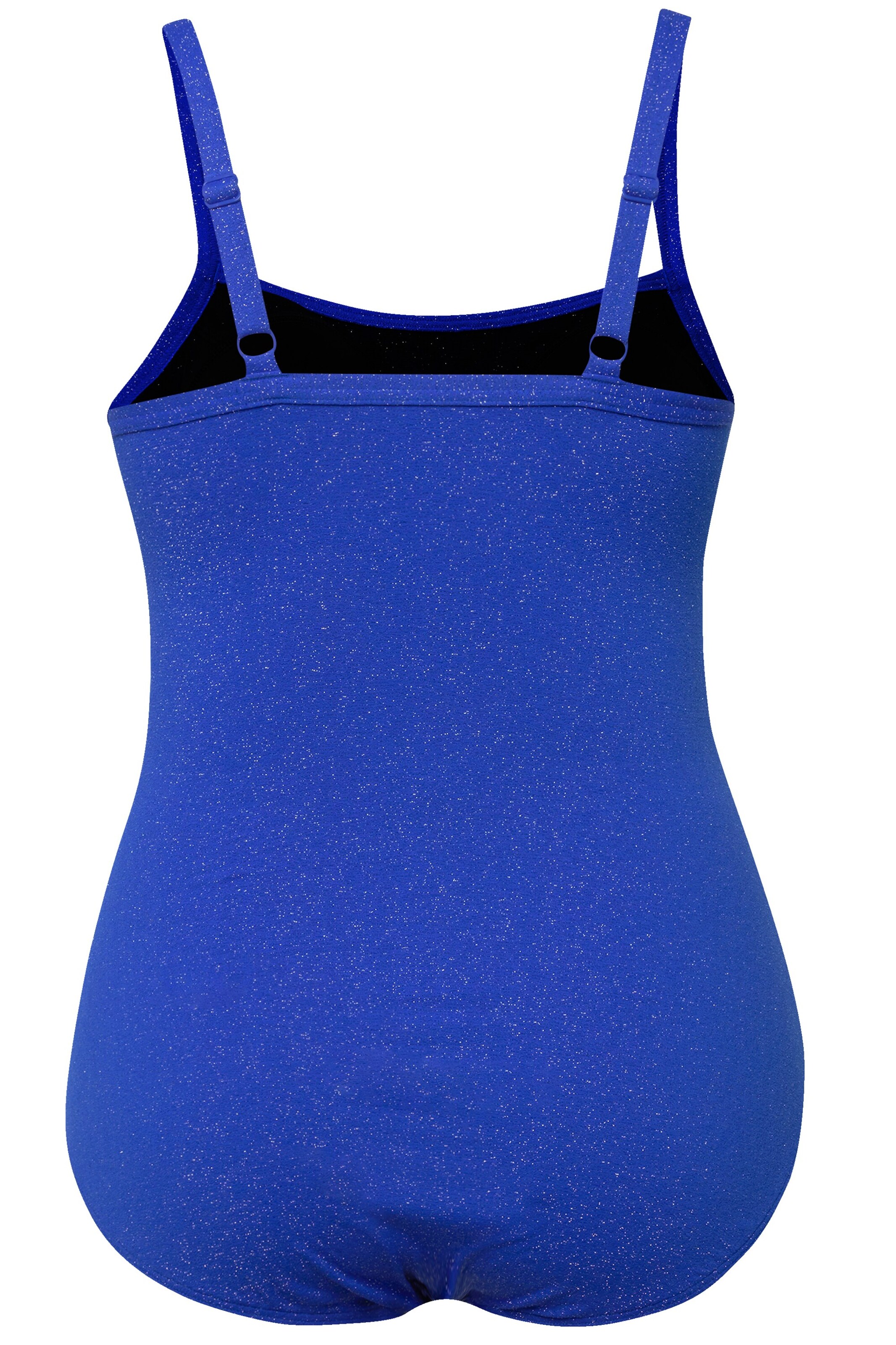 Ulla Popken Bustier Badpak in Blauw